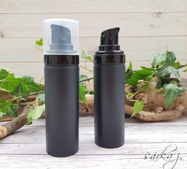 airless černá lahvička