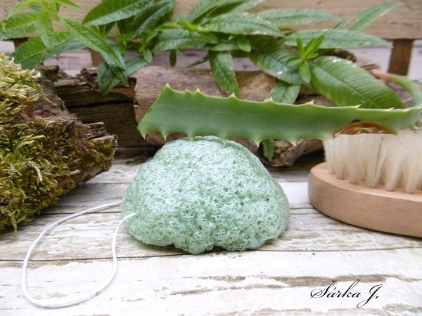 KONJAK houbička - ALOE VERA