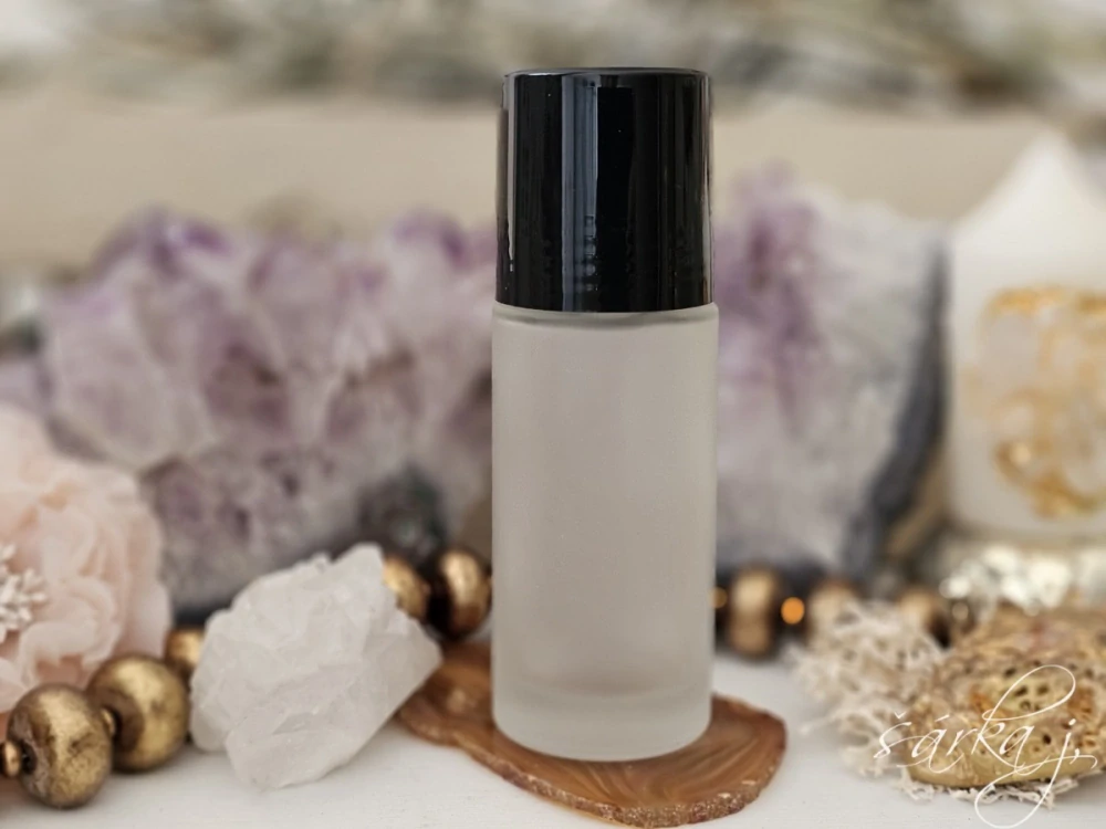 skleněný roll-on na tekuté deodoranty 50 ml