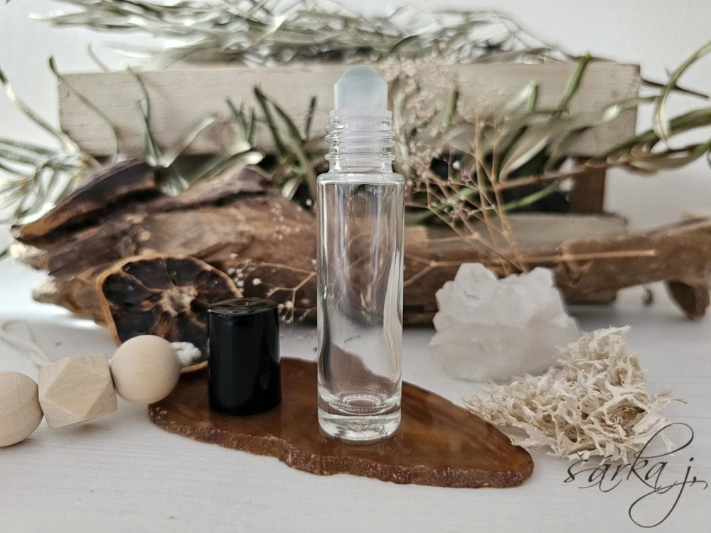 roll-on z čirého skla 10 ml