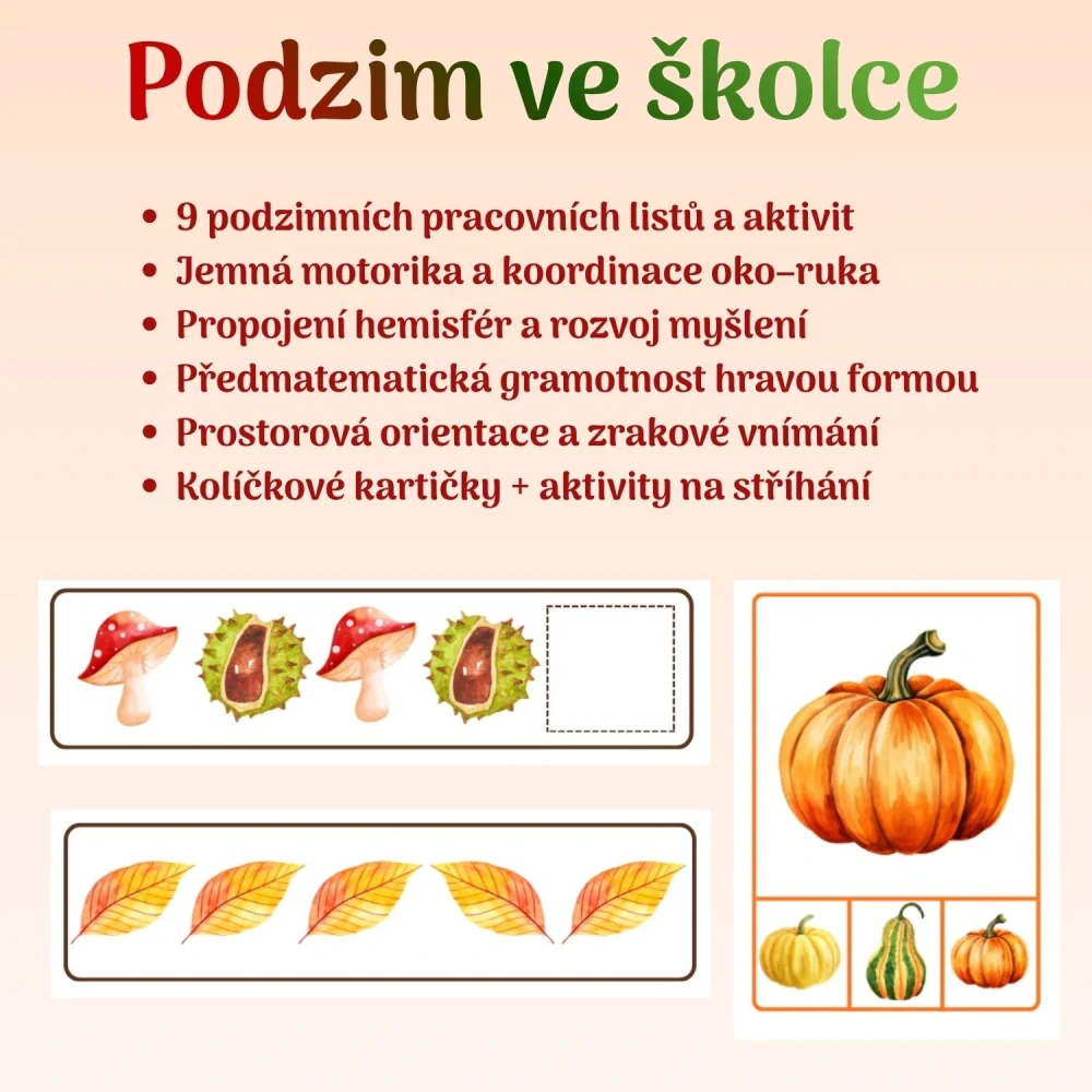 Podzimní aktivity ve školce (PDF soubor)