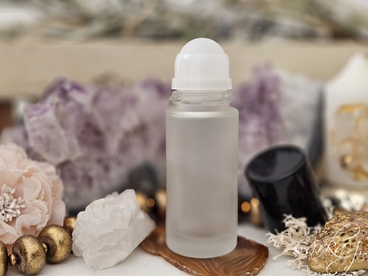 skleněný roll-on na tekuté deodoranty 50 ml