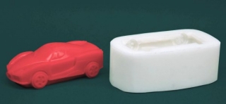 silikonová forma k odlévání mýdel - AUTO SPORTOVNÍ