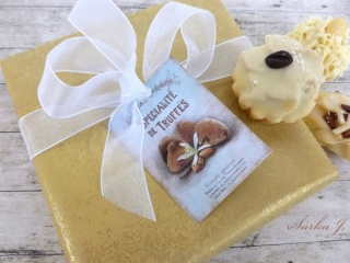 dárkové kartičky, visačky - sada PATISSERIE