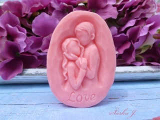 silikonová forma k odlévání - LOVE