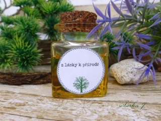 samolepka - z lásky k přírodě