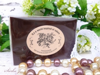 samolepící etiketa - handmade - inspirace z přírody, vyprodáno