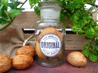 samolepicí etiketa - 100% ORIGINÁL ruční práce