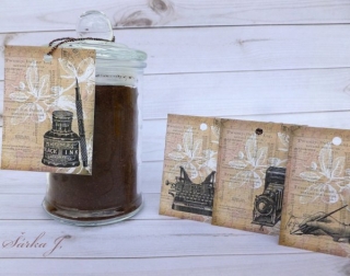 dárkové kartičky, visačky - TWENTY DOLLAR Lot.