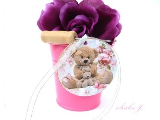 dárkové kartičky - sweet teddy bear, vyprodáno