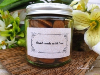 samolepicí etiketa - hand made with love