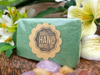 samolepicí etiketa Kraft vroubek - 100% hand made