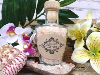 Natur samolepicí etiketa - Hand made with Love