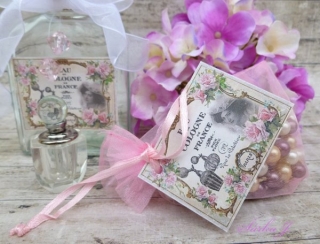 dárková kartička - visačka - EAU de COLOGNE de FRANCE