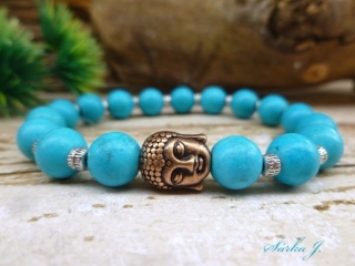 náramek se sílou přírody - TYRKYS : Buddha