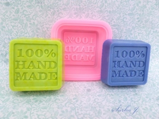 silikonová forma na lití mýdel - 100% HAND MADE