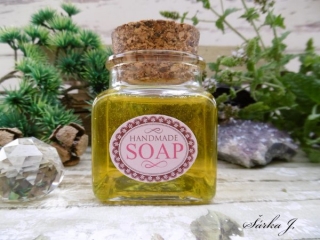 samolepicí etiketa - handmade soap