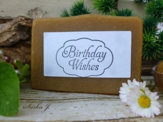 samolepicí etiketa - Birthday Wishes