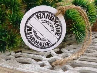 visačka, info kartička - HAND MADE