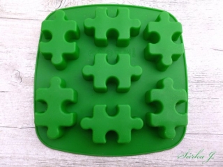 silikonová forma na odlévání - PUZZLE