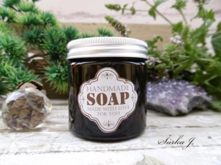 samolepicí etiketa - SOAP handmade