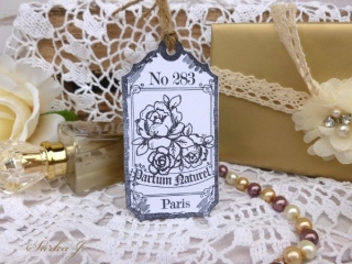 dárková visačka - PARFUM NATUREL Paris