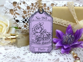 dárková visačka - PARFUM NATUREL Paris