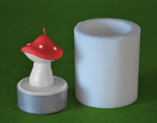 silikonová formička - mochomůrka