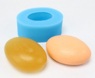 silikonová formička - buclatý ovál 3D