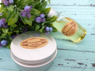 samolepka HAND MADE - ornamentální oválek, vyprodáno
