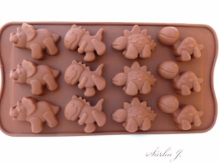 silikonová forma - dinosauři