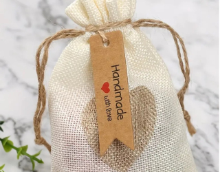 visačka handmade with love 100 kusů