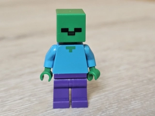 Lego figurka Zombie Minecraft