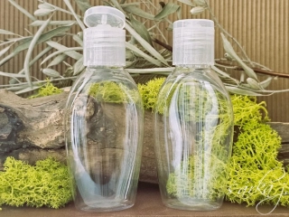 lahvička oválná uzávěr flip-top, 50 ml