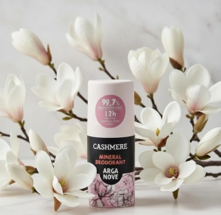 přírodní kuličkový deodorant s kamencem Cashmere