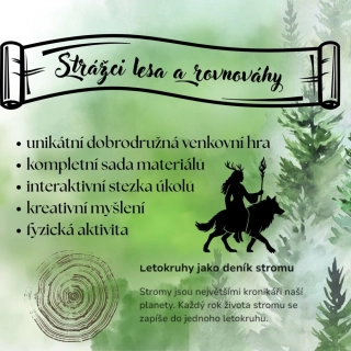 Strážci lesa a rovnováhy: dobrodružná venkovní hra (PDF materiál)