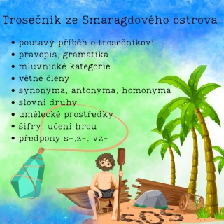Trosečník ze Smaragdového ostrova: Český jazyk 6.-7. třída