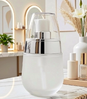 Luxusní skleněná lahvička 30 ml s pumpičkou