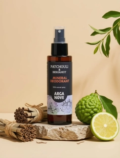 Přírodní minerální deodorant Pačuli a bergamot
