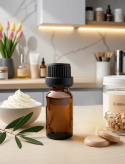 Hnědá skleněná lahvička 30 ml s robustním uzávěrem Premium