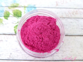 přírodní pigment - glamour glitter třpyt JAHODOVÝ