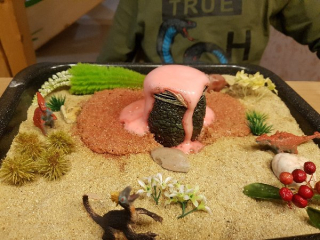 VÝBUCH SOPKY - kreativní sada - vědecký experiment